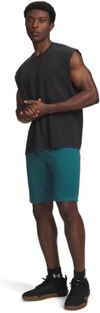 Чоловічі спортивні шорти Under Armour Tech Graphic Short Graphite/Rack Green (L)