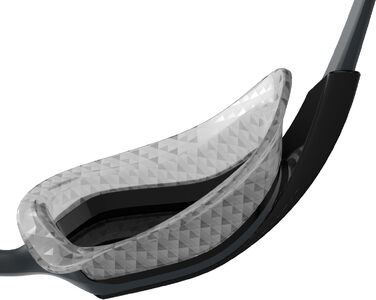 Плавальні окуляри Speedo Aquapulse Pro унісекс, протизапотівальні, водонепроникні, колір Oxid Grey/Silver/Chrome, універсальний розмір