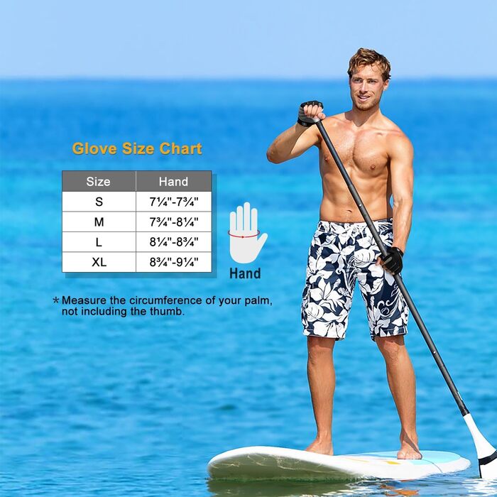 Спортивні рукавички FitsT4 для серфінгу та водних видів спорту, 3/4 пальці, посилені, антиковзаючі, сірі (S)