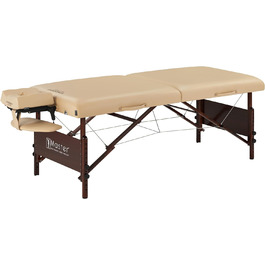 Складаний масажний стіл Master Massage Del Ray 76 см, бежевий, дерев'яний, для масажу та косметології