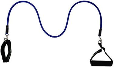 Набір еластичних стрічок Tunturi 5er для силових тренувань: 1 стрічка для ноги, 2 ручки, 1 дверний анкер