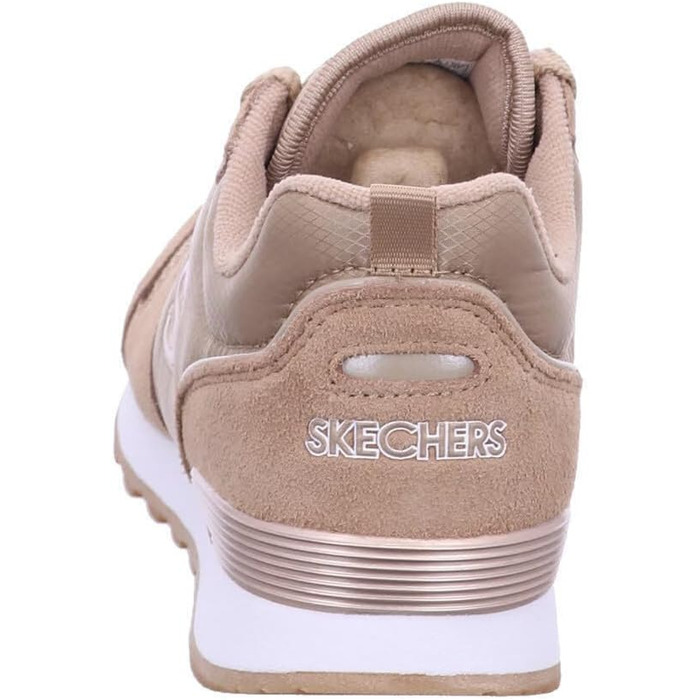 Кросівки Skechers OG 85-Goldn Gurl жіночі, бежевий замша та нейлон з рожевим золотим оздобленням, розмір 40 EU