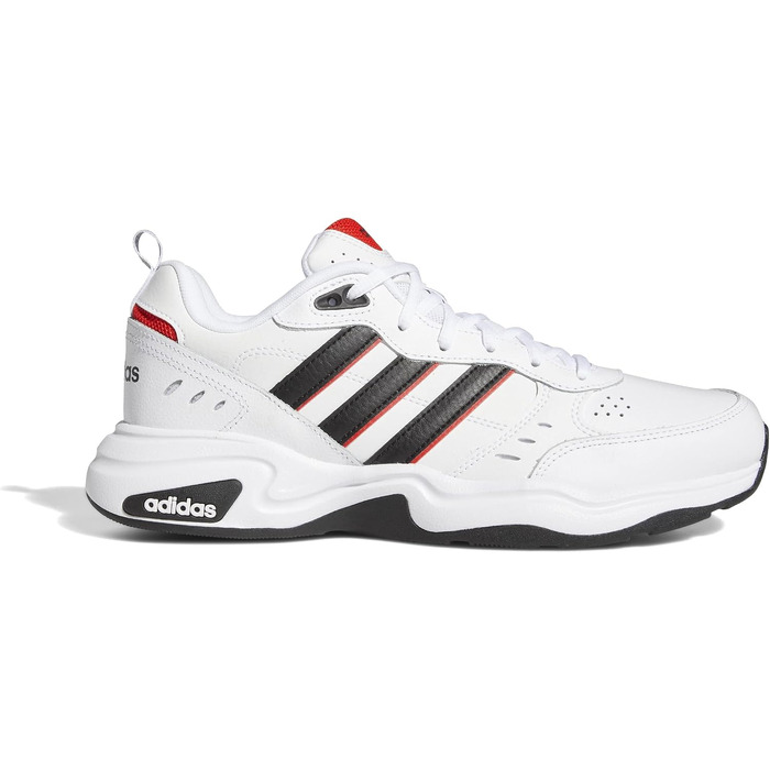 Чоловічі кросівки adidas Strutter — Білі з чорним та червоним (Cloud White/Core Black/Active Red), розмір 43 1/3 EU