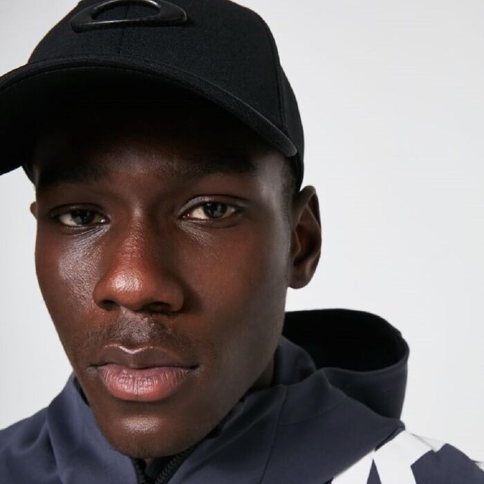 Чоловіча кепка Oakley Tincan Cap L-XL, чорна (Black/Carbon Fiber)