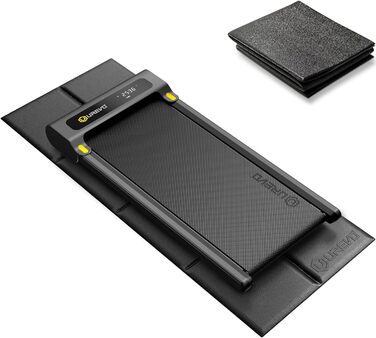 UREVO Smart Walking Pad: Компактний біговий килимок під стіл з двома амортизаторами, додаток для фітнесу з аналітикою та режимом MIIT, керування пультом або додатком, для дому та офісу