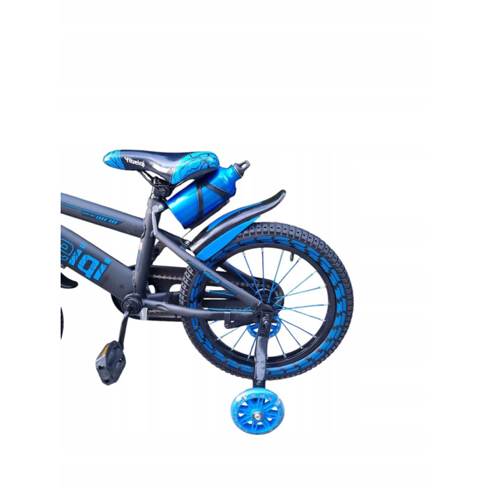 Дитячий велосипед 16 дюймів для хлопчика з кошиком, синій