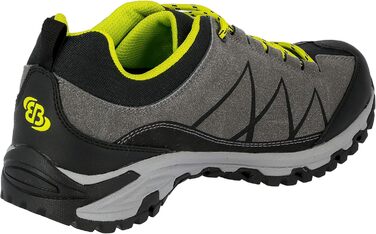 Черевики трекінгові та для ходьби Brütting Kansas Unisex, 43 EU, антрацит/чорний/лимонний