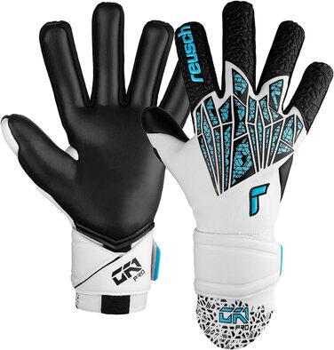 Воротарські рукавички Reusch GK1 Pro для дорослих, біло-сині, відмінний хват, внутрішній шов, розмір 10