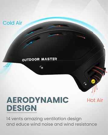 Шолом OutdoorMaster Kelvin II MIPS для гірськолижного спорту та сноуборду (чоловічий, жіночий, юнацький)