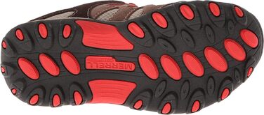 Черевики трекінгові дитячі Merrell CHAMELEON LOW LC (34 EU, Багатоколірні, Коричневий/Червоний)