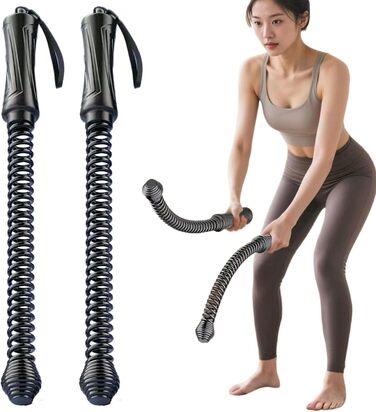 Бит-канат для фітнесу 2 шт., 43 x 3,5 см, сталь + PP, для силових тренувань