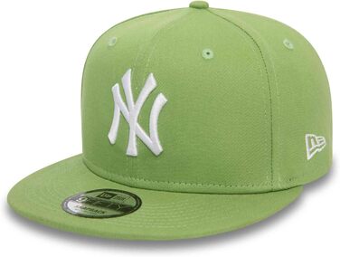Кепка New Era New York Yankees 59fifty MLB Basic чорно-біла (S-M, лайм)