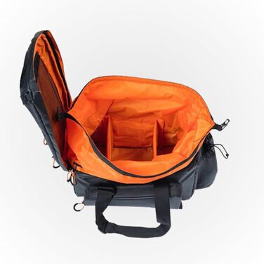Велосумка на багажник Basil Miles XL MIK, водонепроникна, з ручкою, 31x23x20 см, помаранчева
