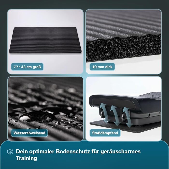 Платформа вібрації Skandika 4D V3000 Plus | Віброплатформа для дому, 60 рівнів, 3+1 програми, до 150 кг