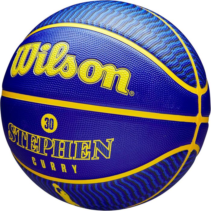 Баскетбольний м'яч Wilson NBA Stephen Curry для вулиці, розмір 7, міні, 17,8–74,9 см