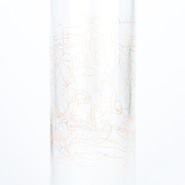 Скляна пляшка для води Carrybottles 0,7 л Inhale & Exhale, спортивна, BPA-free, герметична, для газованої води, виробництво Німеччина