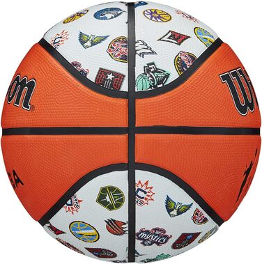Баскетбольний м’яч Wilson NBA All Team, розмір 6, білий, унісекс