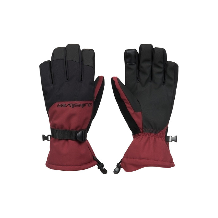 Чоловічі зимові рукавички Quiksilver Miion Glove для холодної погоди, Oxford-Red, розмір L
