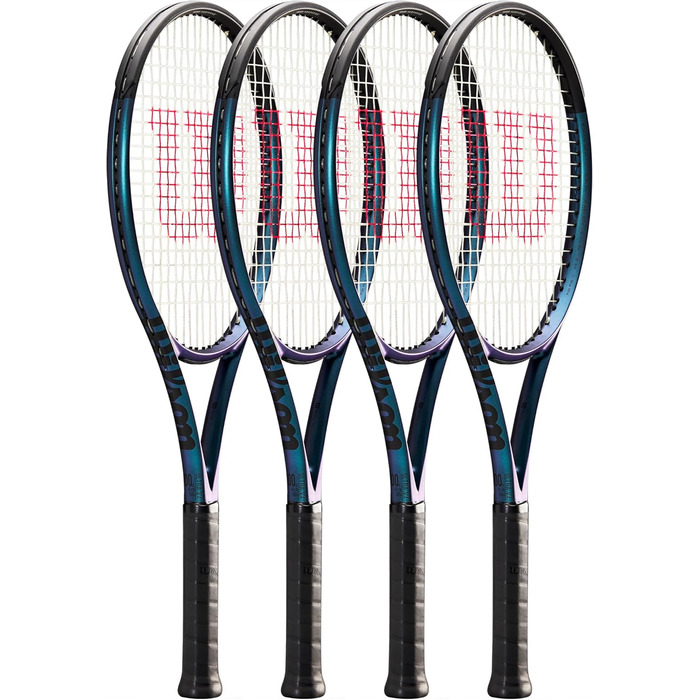Тенісна ракетка Wilson Ultra 100UL V4.0 для дорослих, мультиколір