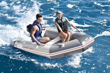 Надувний човен Bestway Hydro-Force Caspian Pro 280x152x42 см для 3 дорослих і 1 дитини, комплект для спорту