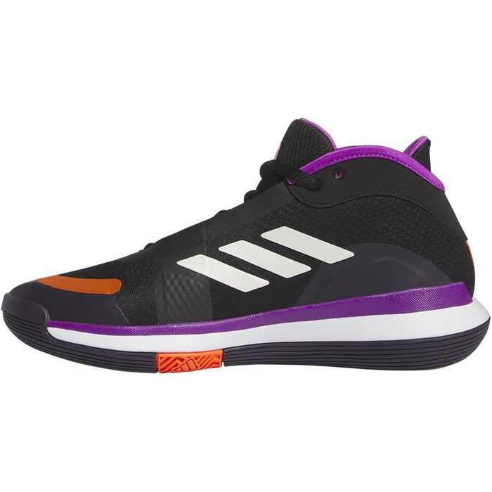 Кросівки Adidas Bounce Legends Low Unisex для баскетболу (44 2/3 EU, чорний/фіолетовий/чорний)