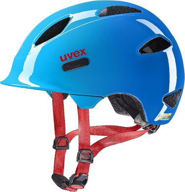 Дитячий велосипедний шолом uvex oyo, легкий, регулювання розміру, ocean blue, 45-50 см, можливість встановлення LED-світла