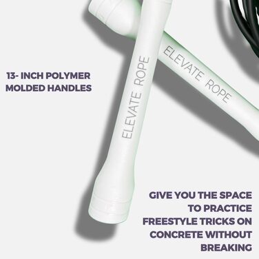 Стрибкове канат Elevate Speed Rope MAX - професійний, 5 мм, 3 м, з міцного PVC та нейлону, чорний