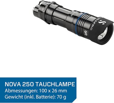 Ліхтар підводний SCUBAPRO Nova 250 для дайвінгу