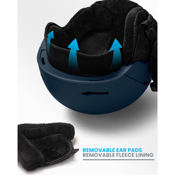 Шлем гірськолижний Outdooraster Skihel Set з маскою та окулярами OTG, блакитний, M