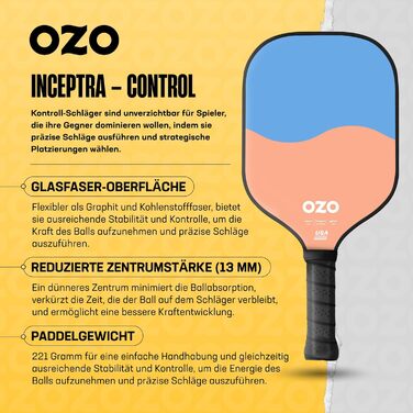 OZO ракетка для піклболу для початківців, контрольна