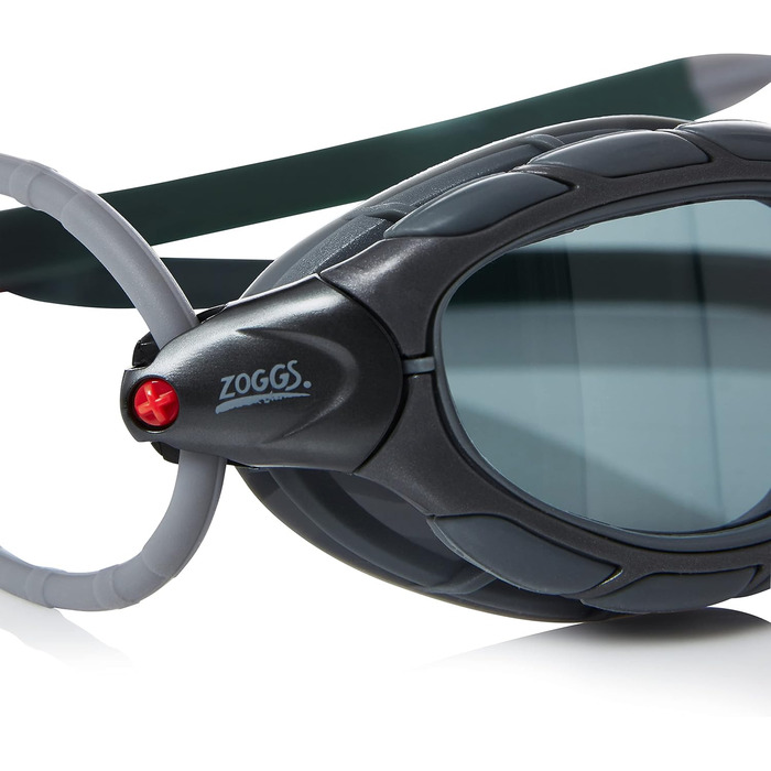 Окуляри для плавання Zoggs Predator для дорослих, антивідблискові, захист від УФ, антифог, зручна посадка, сірі
