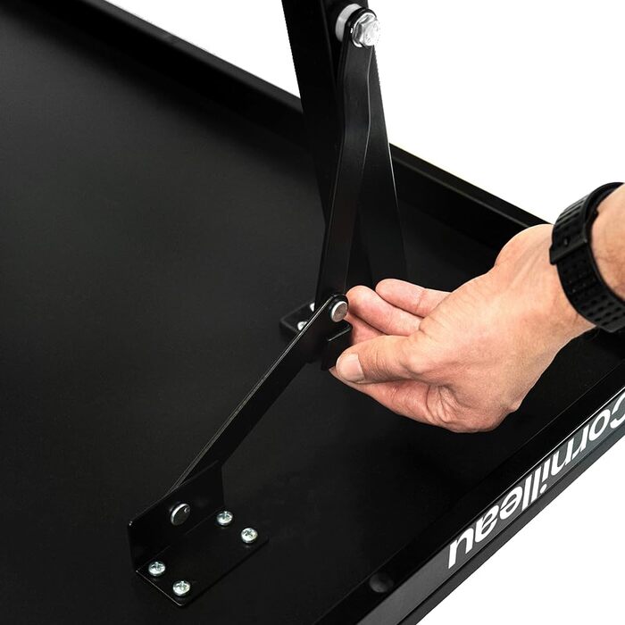 Стіл для пінг-понгу Cornilleau Mini – компактний, регульований, складний – 125 x 75 см – комплект з 2 ракетками та 3 м'ячами – ідеально для дітей та дорослих