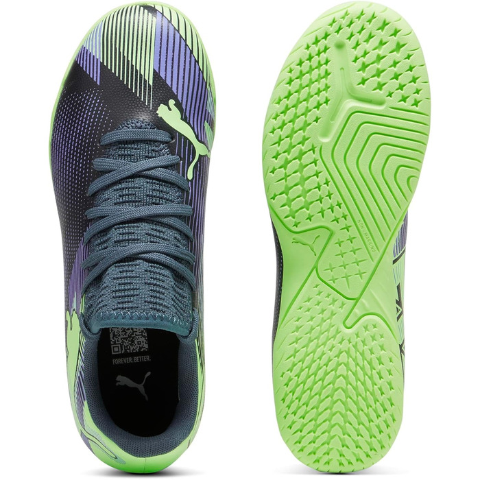 Дитячі футбольні бутси PUMA Future 7 Play It Jr (38 EU) – сірий, фіолетовий, білий