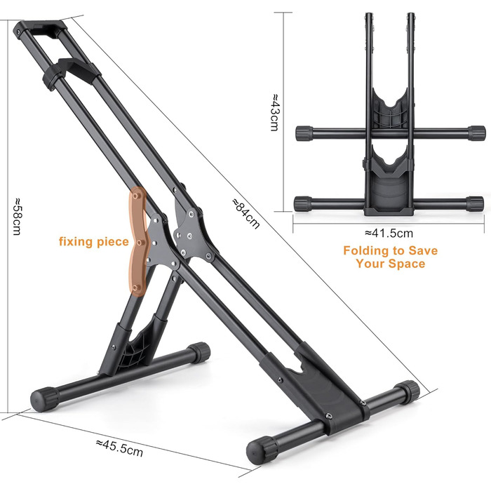 Підставка для велосипеда CXWXC для 20''-29'' та 730C MTB, шосейних велосипедів. Складана підставка для зберігання в приміщенні, гаражі, на вулиці