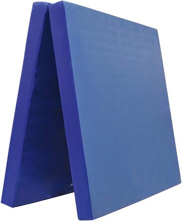 Складний спортивний мат Grevinga® Fun, синій, 200x100x8 см, RG 35, для гімнастики та фітнесу