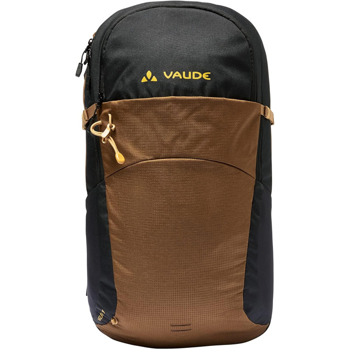 Туристичний рюкзак VAUDE Wizard 24+4, водовідштовхувальний, для жінок і чоловіків, зручна спинка, багато відділень, чорний/умбра