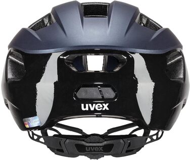 Велосипедний шолом Uvex Rise CC, матовий синьо-чорний, 56-59 см, 2023