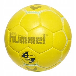Гандбольний м'яч Hummel Premier HB, жовто-біло-синій, розмір 3
