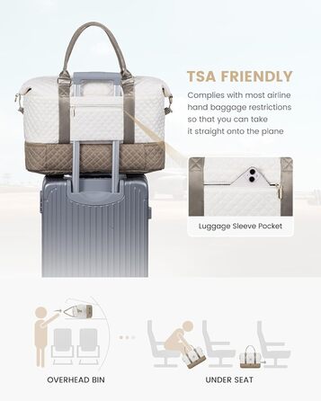 Спортивна сумка LOVEVOOK для жінок з відділенням для взуття, ручна поклажа, дорожня сумка, сумка для вихідних, сумка-мішок, жіноча дорожня сумка, клінічна сумка, сумка для пологового будинку, для залу, пляжу, сауни, кемпінгу (XL-2шт, Бежево-хакі)