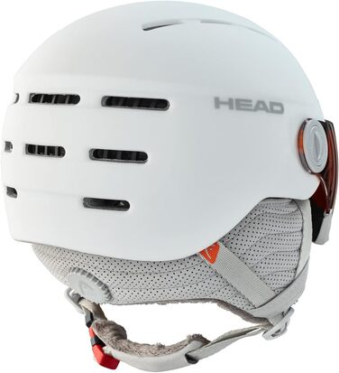 Жіночий лижний шолом HEAD Queen M/L, білий
