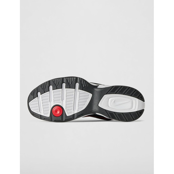 Чоловічі кросівки Nike Air Monarch IV для фітнесу та прогулянок, White Black Varsity Red, розмір 42 EU