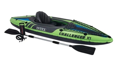 Одномісний надувний каяк Intex Challenger K1, 274 см