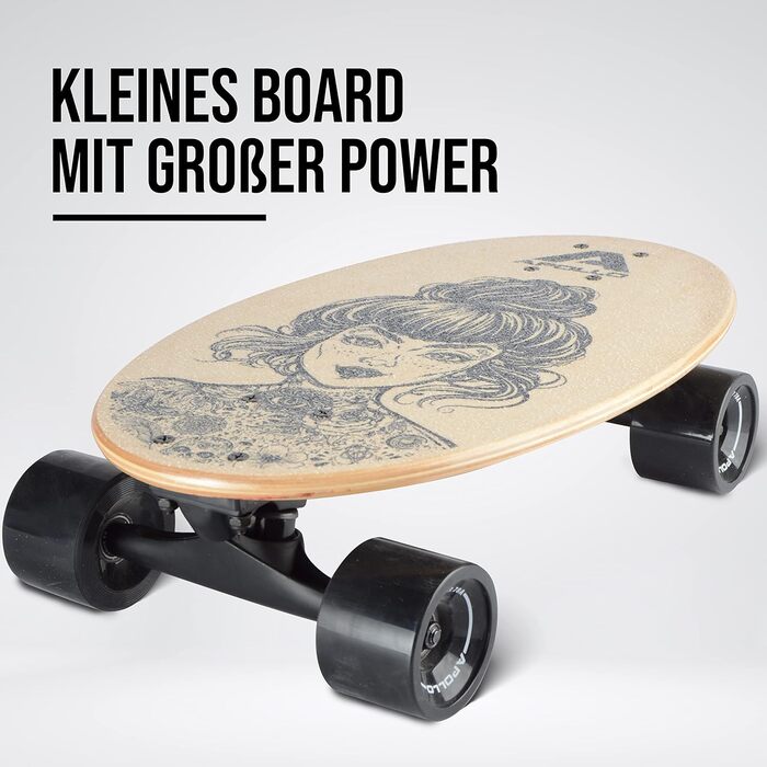 Скейтборд Apollo Barrel Board – компактний круїзер для міста, підходить для дітей і дорослих, ідеальний для початківців, легкий та маневрений міський лонгборд