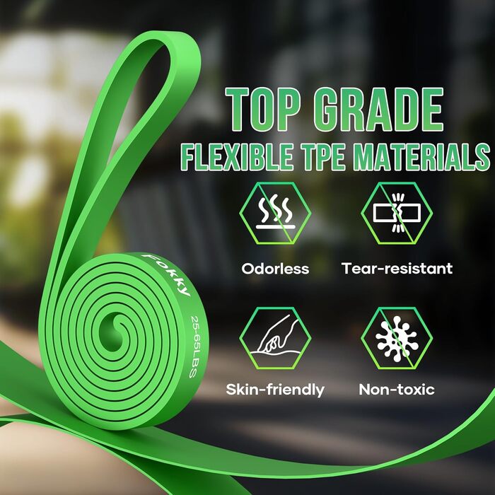 Набір еластичних стрічок для фітнесу Resistance Bands (4 рівні), з дверним кріпленням, постер, сумка. Для розтяжки, силових тренувань, кросфіту, нарощування м'язів, домашніх тренувань. Оранжевий, червоний, зелений, синій