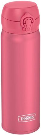 Термос-бутилка Thermos Ultralight 500 мл, глибокий рожевий, нержавіюча сталь, ізоляційна, кришка Safe Flow, тримає тепло 10 год/холод 20 год, можна мити в посудомийці, BPA-free
