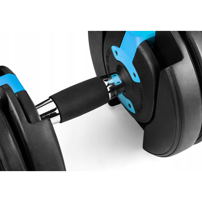 Регульовані гумовані гантелі Gymtek 1 x 24 кг