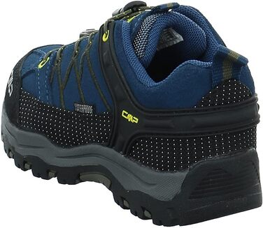 Дитячі трекінгові черевики CMP Rigel Low WP, унісекс, блакитно-жовті, 33 EU