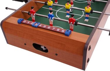 Настільний футбол Mendler Mini HWC-J68, дерев'яний, 51x31x10 см, з аксесуарами