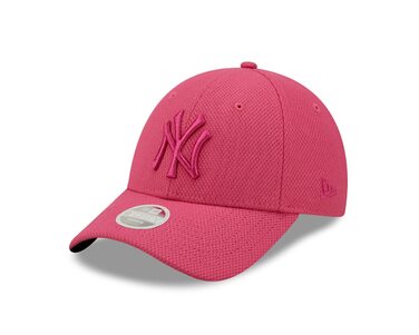 Кепка New Era New York Yankees MLB Diamond Era рожева 9Forty регульована, жіноча