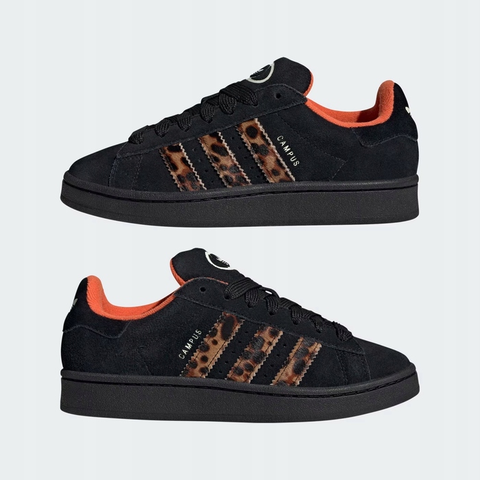 Жіночі кросівки Adidas Campus 00s JH9767, чорні замшеві, розмір 37 1/3